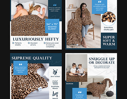 Big Knit Blanket Amazon Listing Images