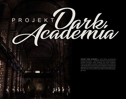 Projekt Dark Academia