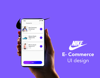 Nike e-commerce ui esign
