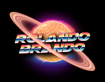 RolandoBrando Vintage Retro Streetwear Logo Design