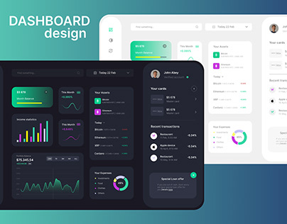 Dashboard design / UI/UX / Web design