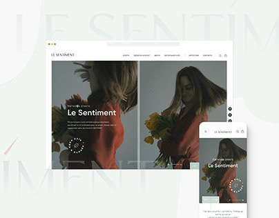 UI/UX Design for a Floral Atelier's Website