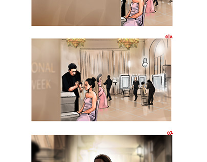 Storyboards for TVC