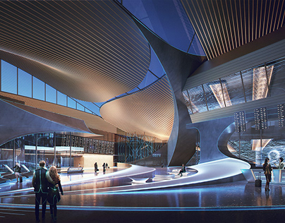 Arqui9 - Futuristic Airport Terminal (Newtecnic)