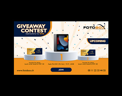 Giveaway Contest Flyer.
