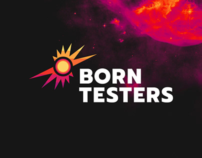 Logo and website for Born Testers