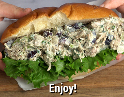 Vegan Chicken Salad Sandwich | Recent Video Work