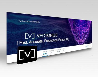 Twitter Cover for an Ai Company | Cover Design