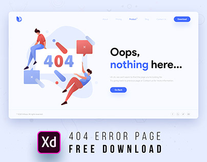 404 Error Page - (Freebie)