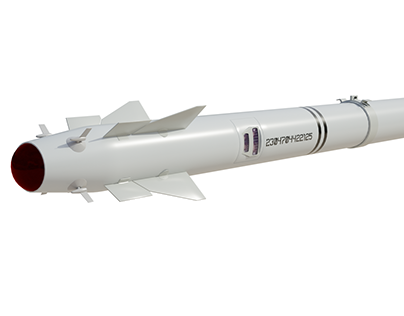 Military missile 3D model