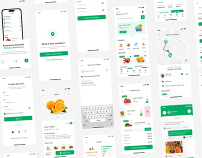 Grocery Delivery App Figma UI Kit | Super Market App