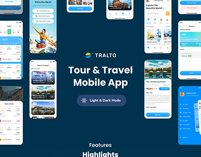 Tralto - Travel App UI Kit