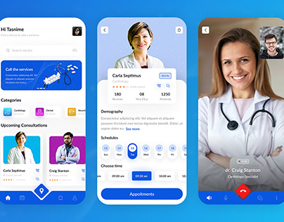 Doctor Mobile App Ui Design