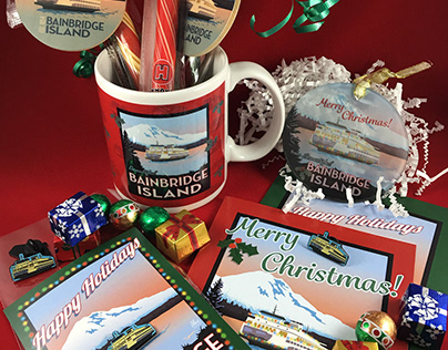 Bainbridge Island Holiday merchandise