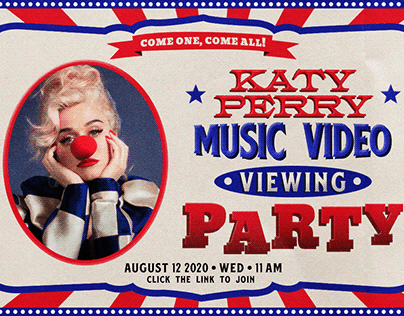 Katy Perry MV Viewing Party Poster