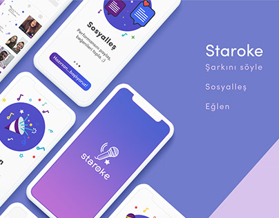 Staroke // Karaoke App Tasarımları