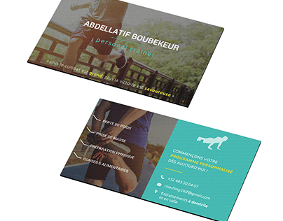 Business card - Personal Trainer