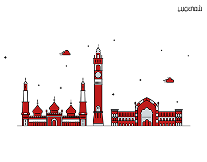 Old Lucknow City | Lucknow | City Illustration