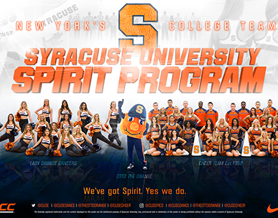 Syracuse Spirit Program Poster
