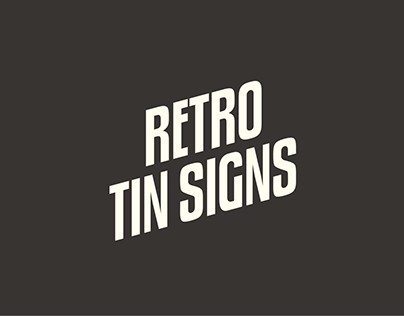 Retro Tin Signs Collection