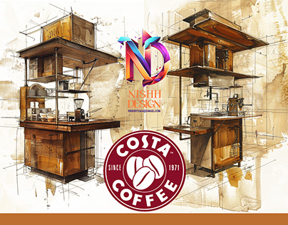 Costa coffee cart