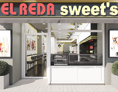 EL REDA sweets interior design Part *2 (3D)