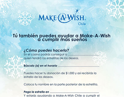 Afiche Make-A-Wish