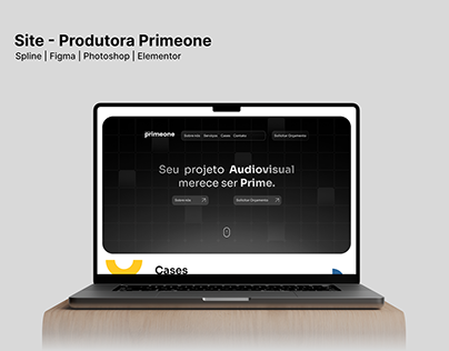 Project thumbnail - Site - Produtora Primeone