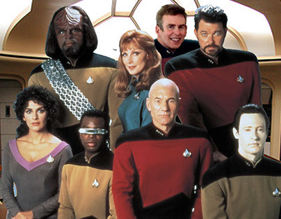 The New Star Trek crew