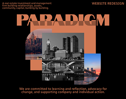 Paradigm website redesign