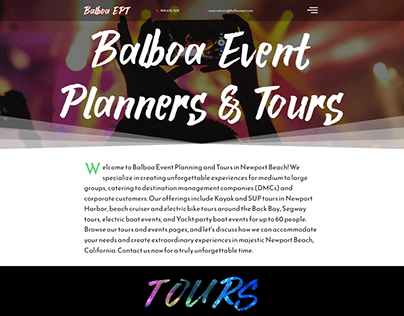 Balboa Event Planners & Tours