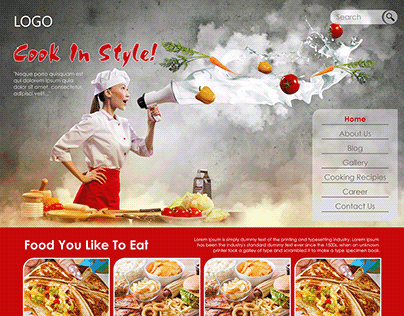 Food Website Templet