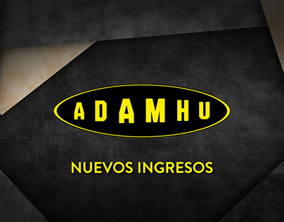 ADAMHU - Vídeo promocional de nuevos ingresos