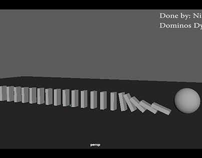 Dominoes Dynamics Animation