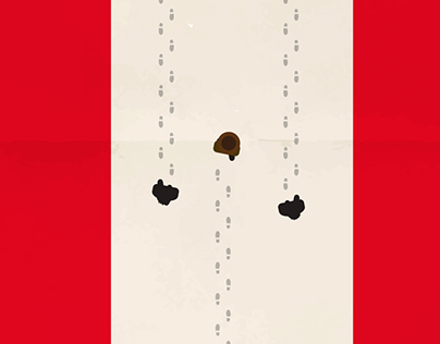 Minimalist movie poster: Bridge of Spies