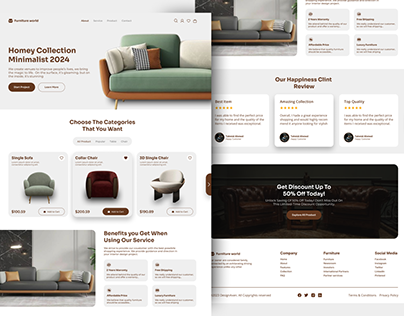 Furniture Company - Landing Page