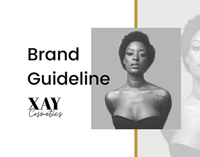 Brand Guideline Design of XAY cosmetics