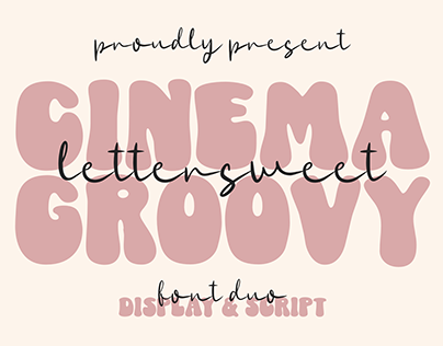 Cinema Groovy - Font Duo Retro