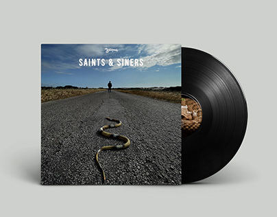 Redesign do vinil Saints & Siners - Whitesnake