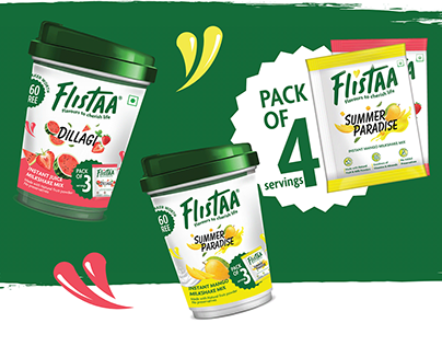 Flistaa - Packaging Design for Shakers