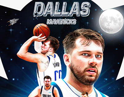 Basketball Luka Doncic Dallas Mavericks Desing