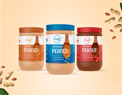 Peanut Butter Packaging Design For Granola