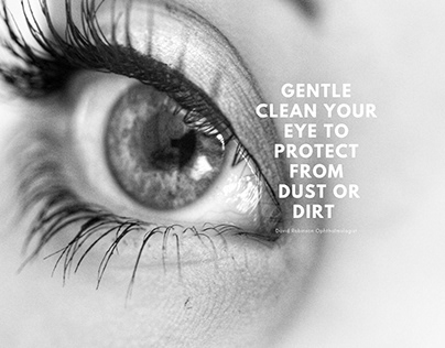 Gentle clean your eye