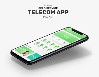 Teletalk telecom app redesign case study
