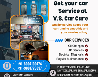 Car Denting & Painting Services At V.S. Car Care Nagpur