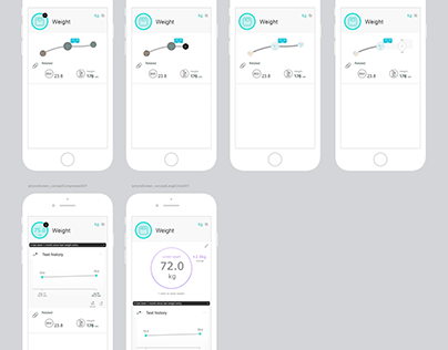 Medical app feature design & wireframes