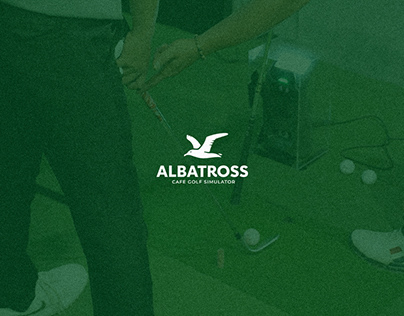 Albatross Cafe Golf Simulator - Social Media Design