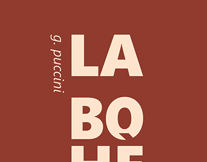 Poster / La Bohème