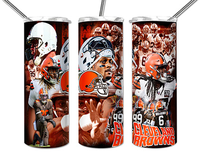 Cleveland Browns Player Tumbler, NFL Football