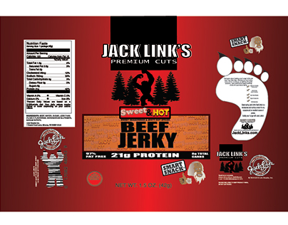 Snack Back Project, Jack Links Redesign